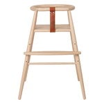 Kids' furniture, ND54 high chair,  lacquered beech, Natural