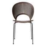 Dining chairs, Trinidad chair, smoked oak - chrome, Brown