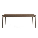 Dining tables, Expand dining table, 200 x 90 cm, extendable, smoked oak, Brown