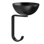 Wall hooks, Nest wall hook, black matt, Black