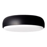 Flush ceiling lights, Over Me wall/ceiling lamp, 50 cm, black matt, Black