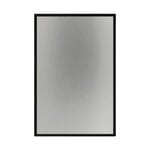 Miroirs muraux, Miroir, 75 x 50 cm, noir, Noir