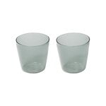 Nine Milk drinking glass, 2 pcs, grey