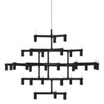 Nemo Lighting Lampadario Crown Major, nero opaco