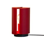 Belysning, Pivotante à Poser bordslampa, karminröd, Röd