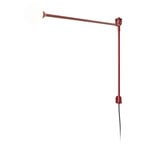 Wall lamps, Potence Pivotante Mini wall lamp, red, Red
