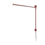 Nemo Lighting Mini Potence Pivotante Wandleuchte, Rot