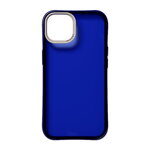 Cover Form per iPhone, blu trasparente