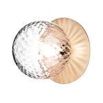 Nuura Liila 1 wall/ceiling lamp, small, nordic gold - optic clear