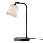 Bordslampor, Material bordslampa, The Black Sheep Edition, vit marmor, Svart