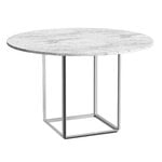 Dining tables, Florence dining table 120 cm, white - white marble Carrara, White