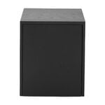 New Works Mass side table with drawer, black stained oak