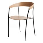 Dining chairs, Missing armchair, oak - black, Natural
