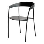 Ruokapöydän tuolit, Missing tuoli käsinojilla, musta, Musta