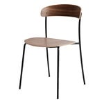 Dining chairs, Missing chair, walnut - black, Natural