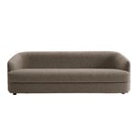New Works Covent sofa 3-seater, deep, dark taupe