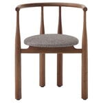 Dining chairs, Bukowski chair, walnut - Carnarvon 022, Brown