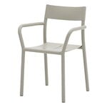 Patio chairs, May arm chair, light grey, Gray