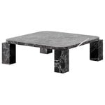 Coffee tables, Atlas coffee table, 82 x 82 cm, black marble, Black
