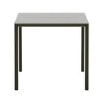 New Works Table May, 85 x 85 cm, vert foncé