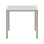 New Works May table, 85 x 85 cm, light grey
