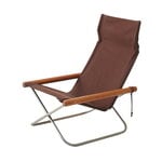Armchairs & lounge chairs, Nychair X lounge chair, Limited Edition, brown oak - mauve brown, Brown