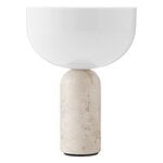 New Works Kizu portable table lamp, Kunis Breccia marble