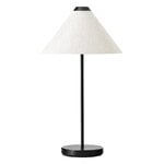 Table lamps, Brolly portable table lamp, linen, Black
