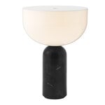 , Kizu portable table lamp, black marble, Black