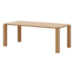 Dining tables, Atlas dining table, 200 x 95 cm, natural oak, Natural