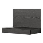 New Works Tana wall mounted desk, black stained oak