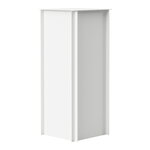 Side & end tables, Pedestal 65 side table, white, White