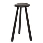 Bar stools & chairs, Classic stool, 64 cm, black stained birch - black stained ash, Natural