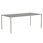 Patio tables, Sine dining table, 189 x 94,5 cm, grey, Gray