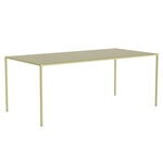 Patio tables, Sine dining table, 189 x 94,5 cm, yellow, Yellow