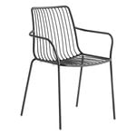Patio chairs, Nolita 3656 armchair, black, Black