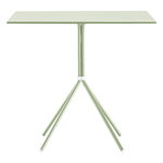 Tables de jardin, Table Nolita 5454, 70 x 70 cm, sauge, Vert
