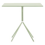 Pedrali Nolita 5454 table, 70 x 70 cm, sage