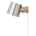 , Rise wall lamp, stainless steel, Silver