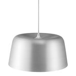 Lampade a sospensione, Lampada a sospensione Tub, 44 cm, alluminio, Argento