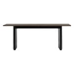 Normann Copenhagen Panel table, 90 x 200 cm, black - dark brown