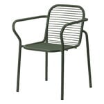 Patio chairs, Vig armchair, dark green, Green