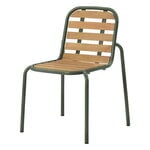 Patio chairs, Vig chair, Robinia wood - dark green, Natural
