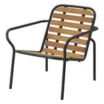 Outdoor lounge chairs, Vig lounge chair, Robinia wood - dark green, Natural