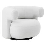 Normann Copenhagen Burra Outdoor nojatuoli, pyörivä palautusmekanismilla, Savane Whisper