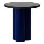 Side & end tables, Dit table, bright blue - Nero Marquina marble, Black