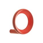 Wall hooks, Loop hook, small, red, Red
