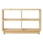 Bookcases, Plank bookcase, medium, UV lacquered pine, Natural