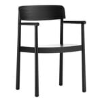 Dining chairs, Timb armchair, black, Black