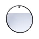 Wall mirrors, Peek mirror, circular, small, Black